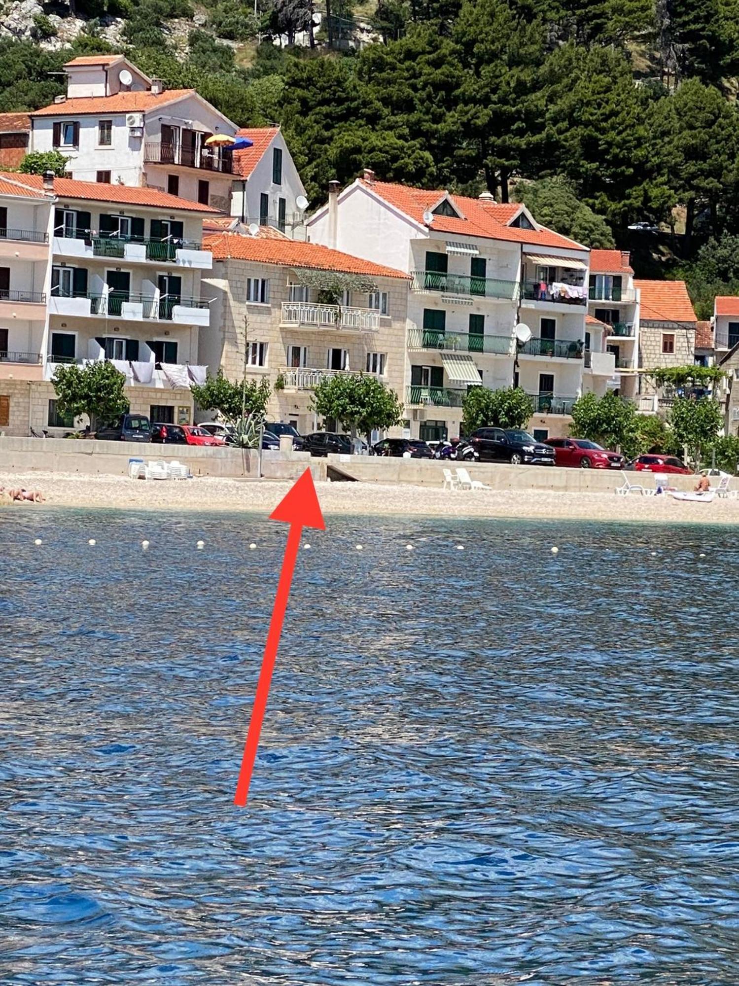 Villa Leo Beach Studio Podgora Bagian luar foto